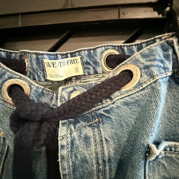 We The Free Moxie Pull-On Barrel Jeans Free People - Picture 4 of 10